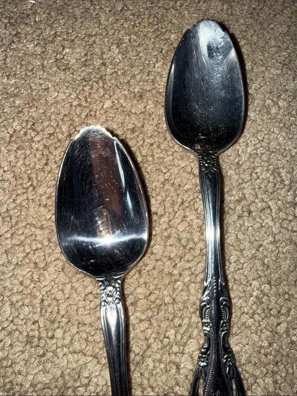 Vintage imperial stainless grapefruit spoons